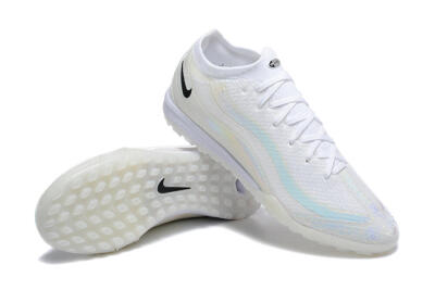 Men's Nike Air Zoom Mercurial Vapor 16 Elite TF Football Shoes - White/Black