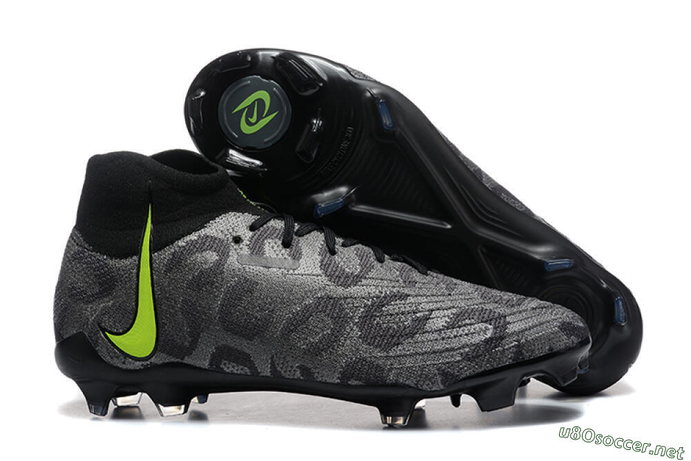 Men's Nike Phantom Luna Elite FG Football Boots - Black/Yellow 2