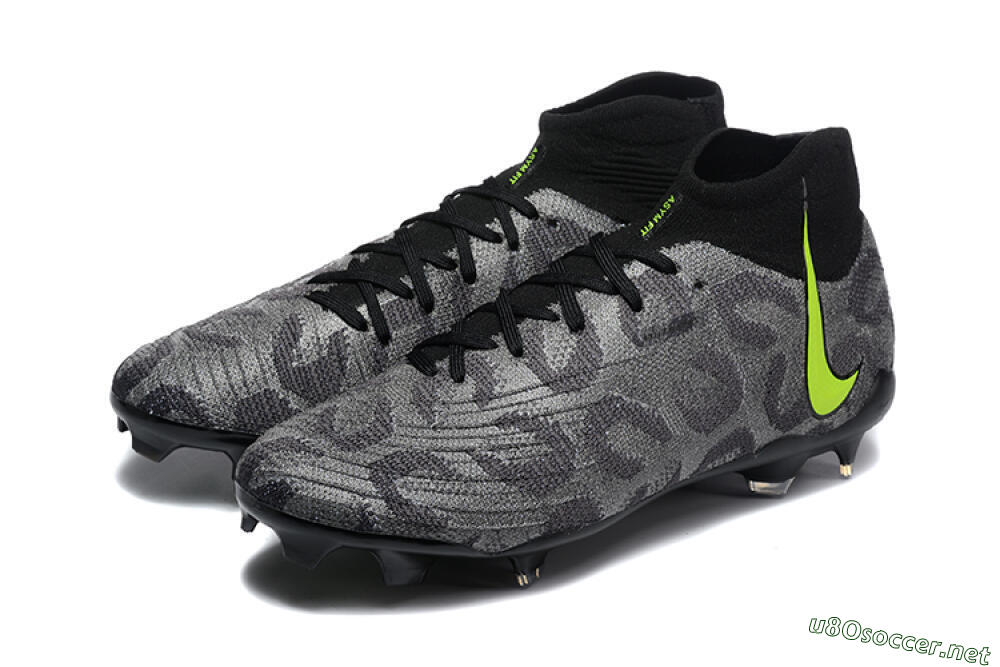 Men's Nike Phantom Luna Elite FG Football Boots - Black/Yellow 5