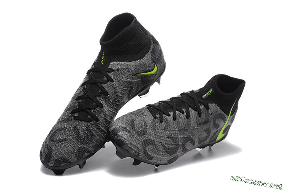 Men's Nike Phantom Luna Elite FG Football Boots - Black/Yellow 6
