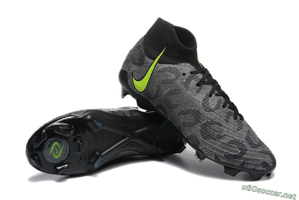 Men's Nike Phantom Luna Elite FG Football Boots - Black/Yellow 4