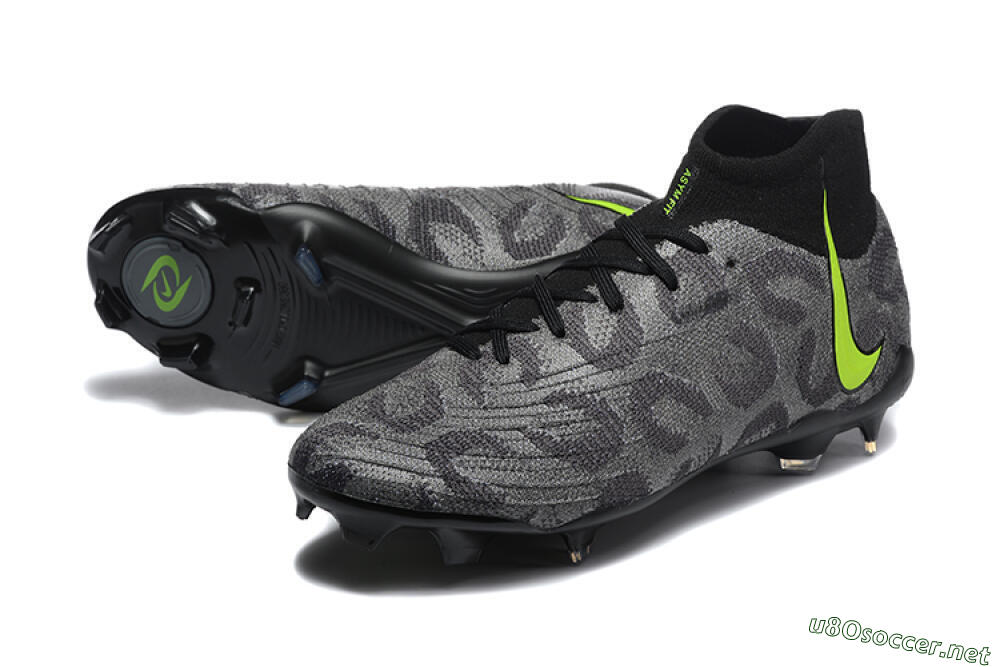 Men's Nike Phantom Luna Elite FG Football Boots - Black/Yellow 3