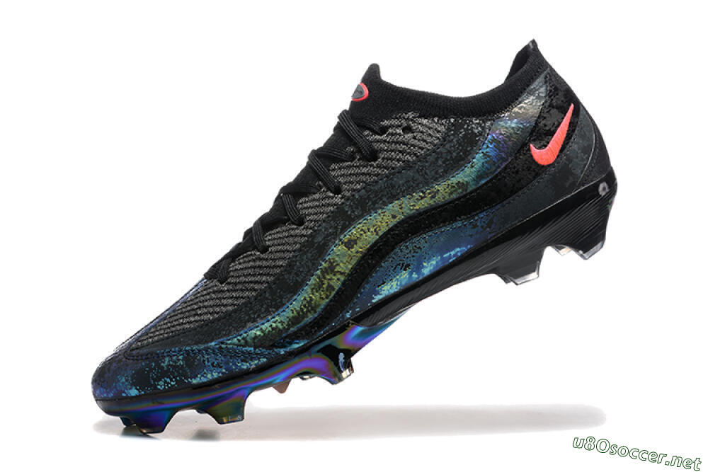 Men's Nike Air Zoom Mercurial Vapor 16 Elite FG Football Boots - Black/Grey/Pink 8