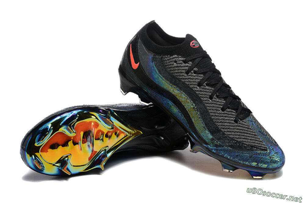 Men's Nike Air Zoom Mercurial Vapor 16 Elite FG Football Boots - Black/Grey/Pink 4