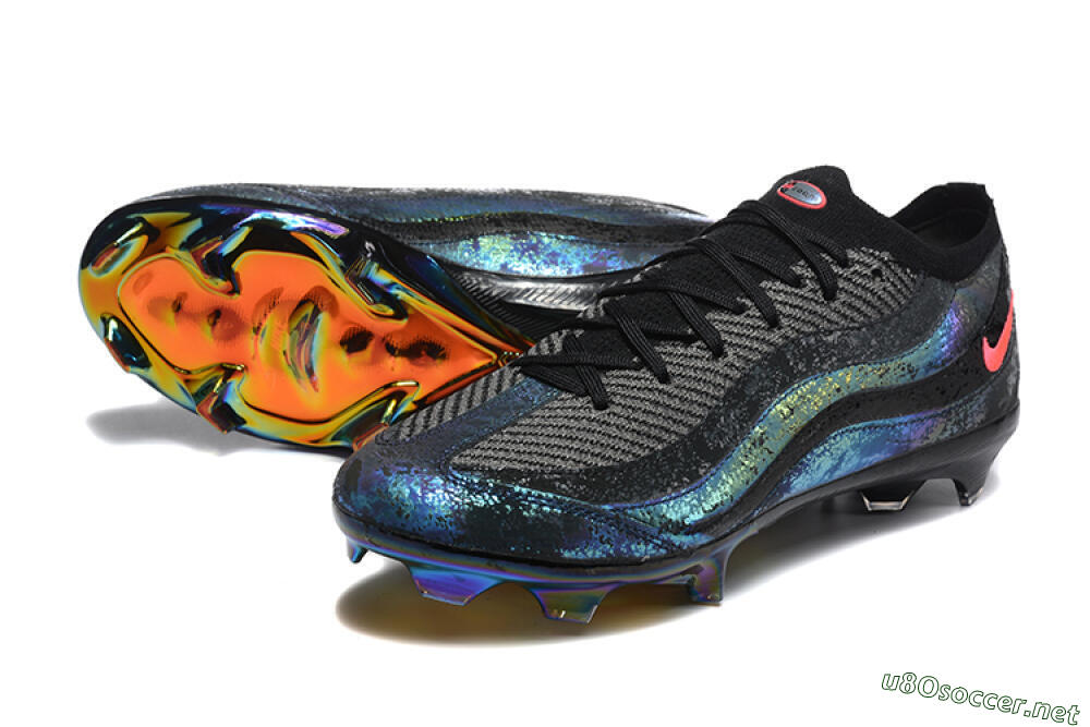 Men's Nike Air Zoom Mercurial Vapor 16 Elite FG Football Boots - Black/Grey/Pink 3