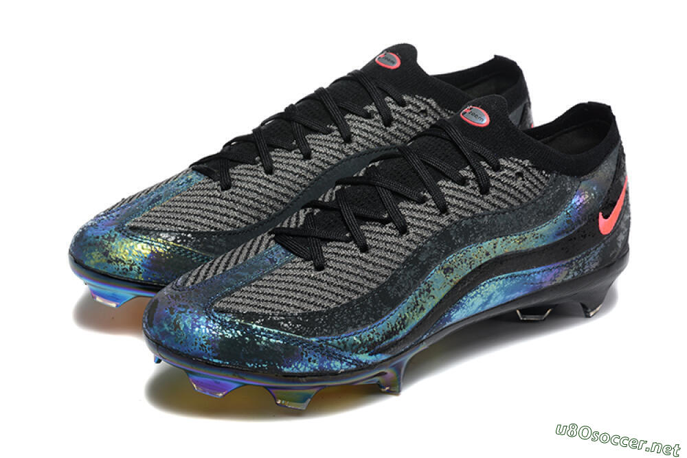 Men's Nike Air Zoom Mercurial Vapor 16 Elite FG Football Boots - Black/Grey/Pink 5