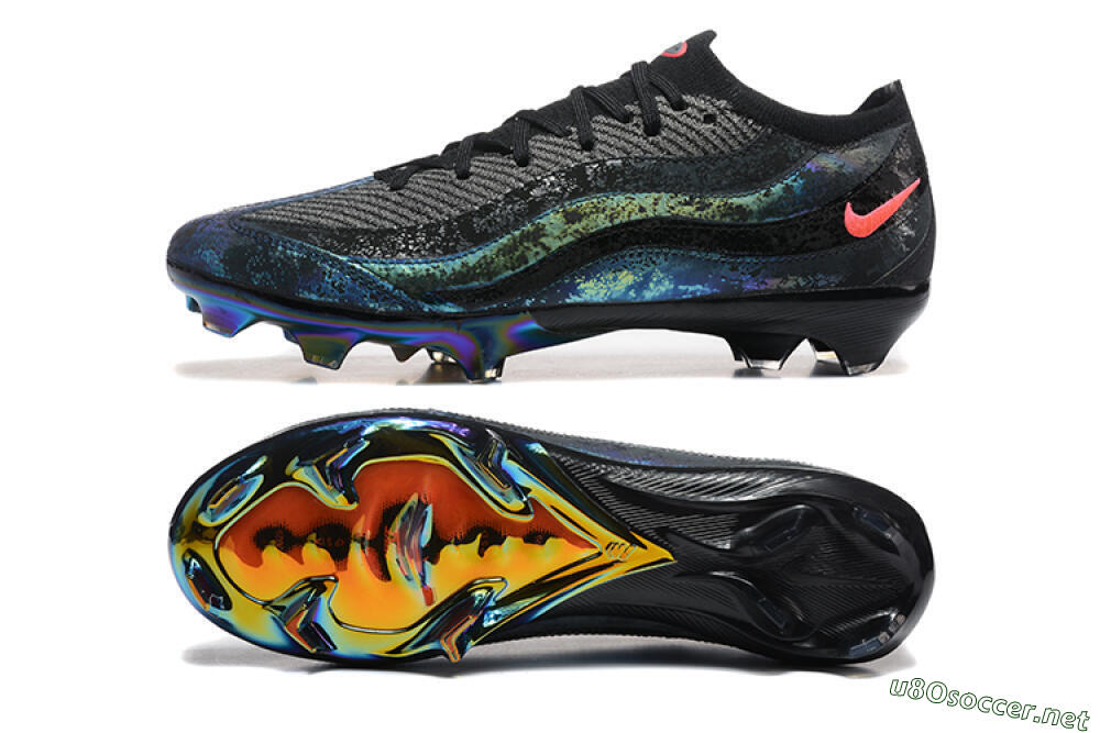 Men's Nike Air Zoom Mercurial Vapor 16 Elite FG Football Boots - Black/Grey/Pink 1