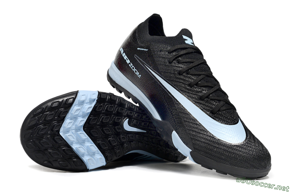 Unisex Nike Air Zoom Mercurial Vapor 16 Elite TF Football Shoes - Black/Jade 1