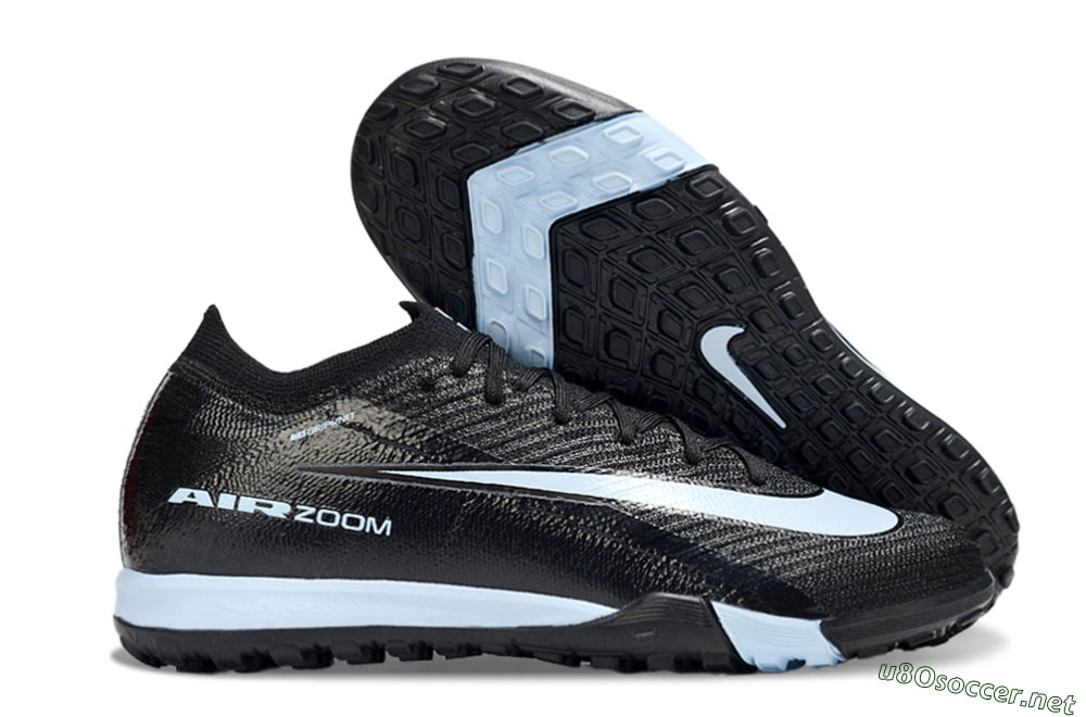 Unisex Nike Air Zoom Mercurial Vapor 16 Elite TF Football Shoes - Black/Jade 2