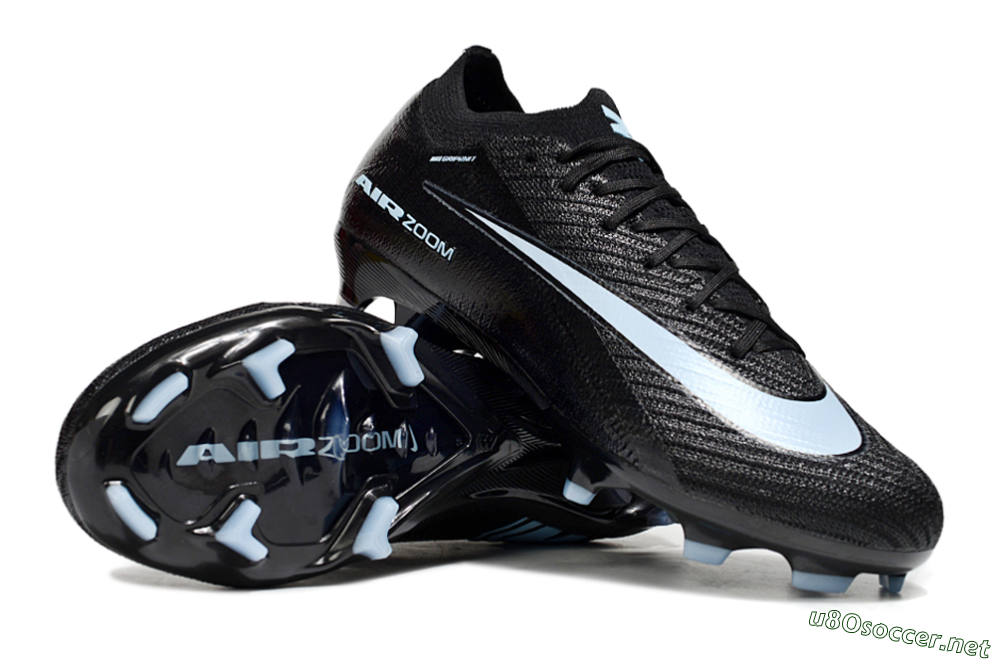 Unisex Nike Air Zoom Mercurial Vapor 16 Elite FG Football Boots - Black/Jade 1