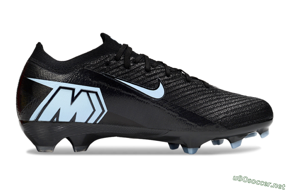 Unisex Nike Air Zoom Mercurial Vapor 16 Elite FG Football Boots - Black/Jade 5