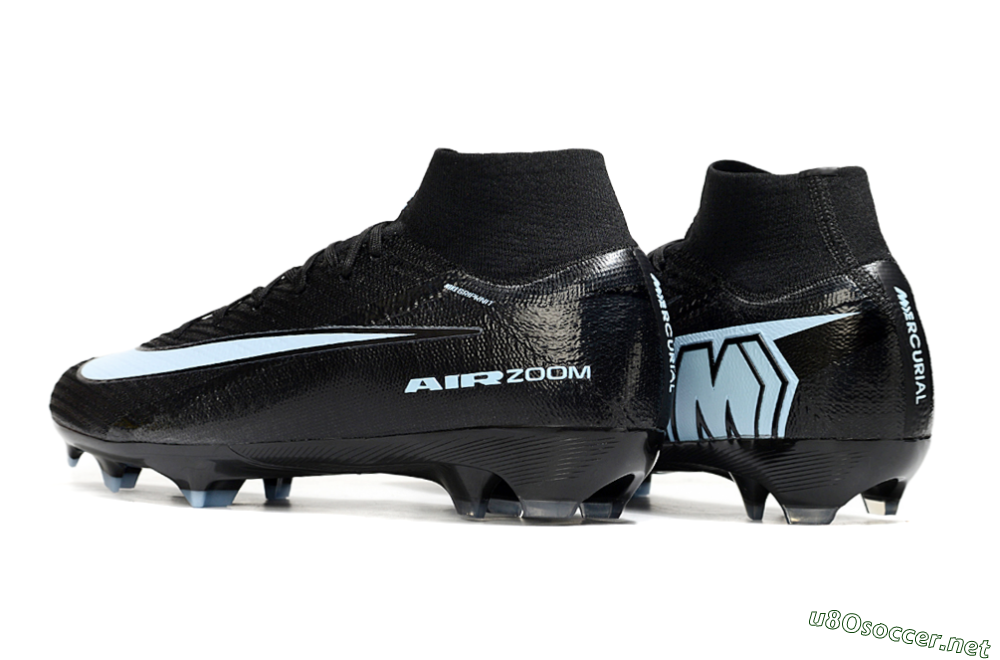 Unisex Nike Air Zoom Mercurial Superfly 10 Elite FG Football Boots - Black/Jade 4