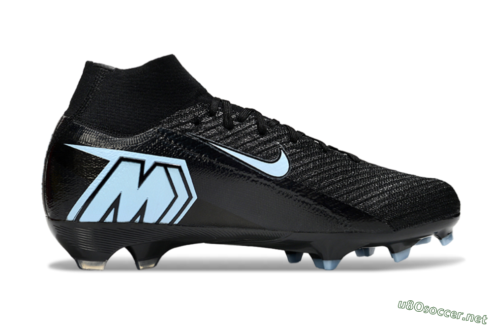 Unisex Nike Air Zoom Mercurial Superfly 10 Elite FG Football Boots - Black/Jade 5