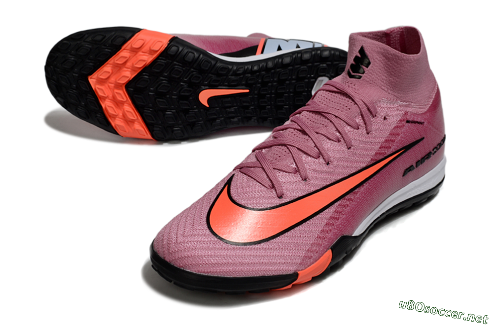 Unisex Nike Air Zoom Mercurial Superfly 10 Elite TF Football Shoes - Red/Black 3