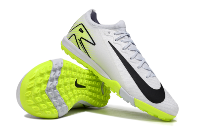 Men's Nike Air Zoom Mercurial Vapor 16 Elite TF Football Shoes - White/Black/Yellow