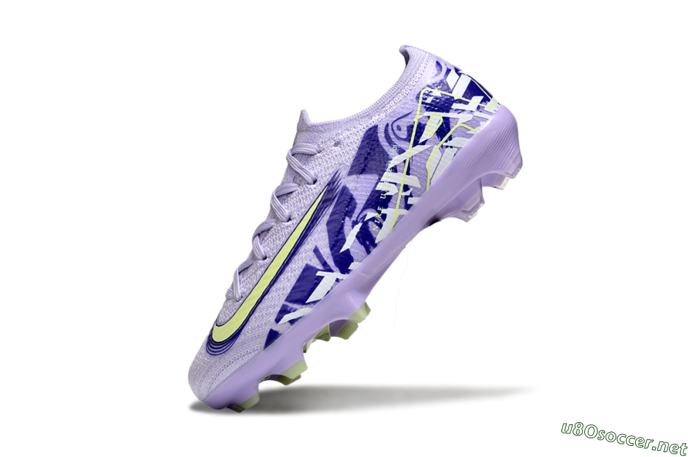 Kids Nike Air Zoom Mercurial Vapor 16 Elite FG Football Boots - Purple/Yellow 4