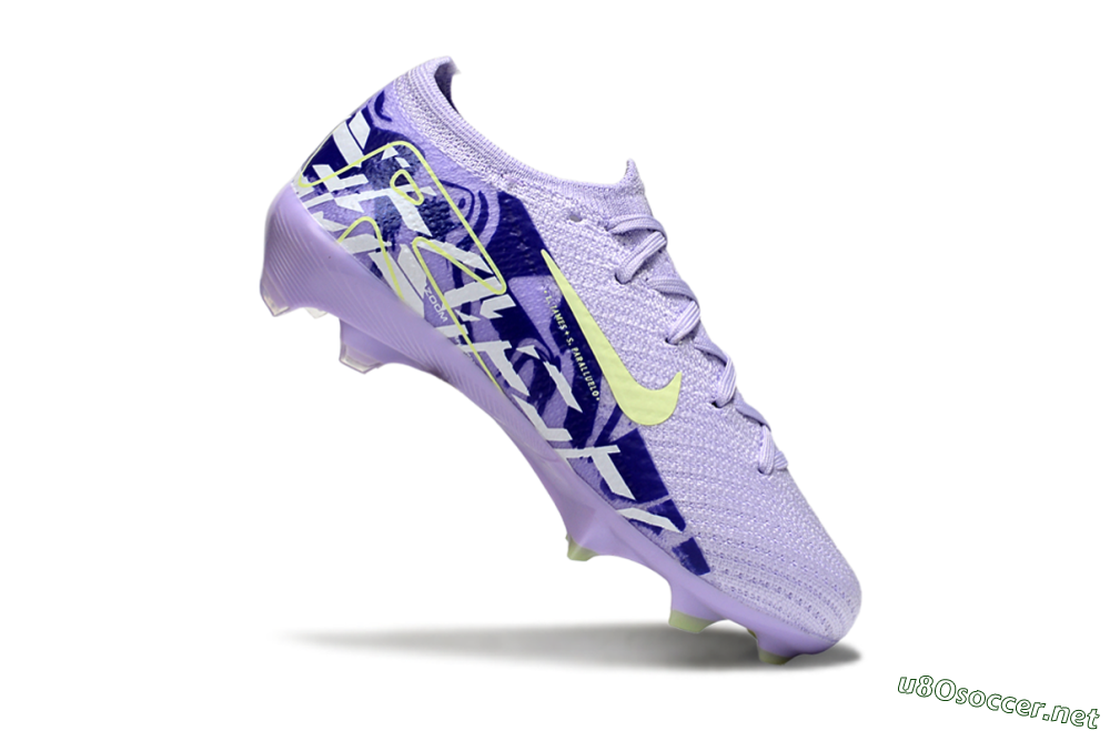 Kids Nike Air Zoom Mercurial Vapor 16 Elite FG Football Boots - Purple/Yellow 3
