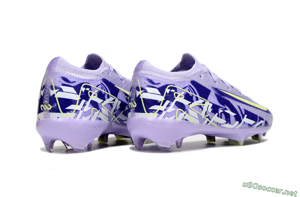Kids Nike Air Zoom Mercurial Vapor 16 Elite FG Football Boots - Purple/Yellow 6