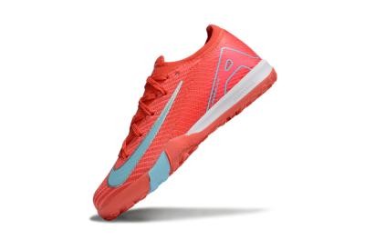Kids Nike Air Zoom Mercurial Vapor 16 Elite TF Football Shoes - Red/Silver/Jade