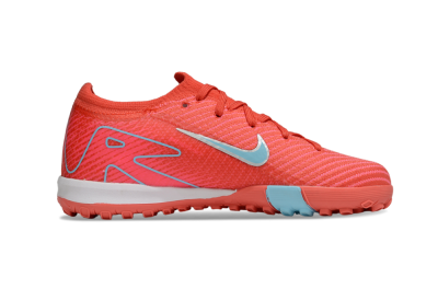Kids Nike Air Zoom Mercurial Vapor 16 Elite TF Football Shoes - Red/Silver/Jade