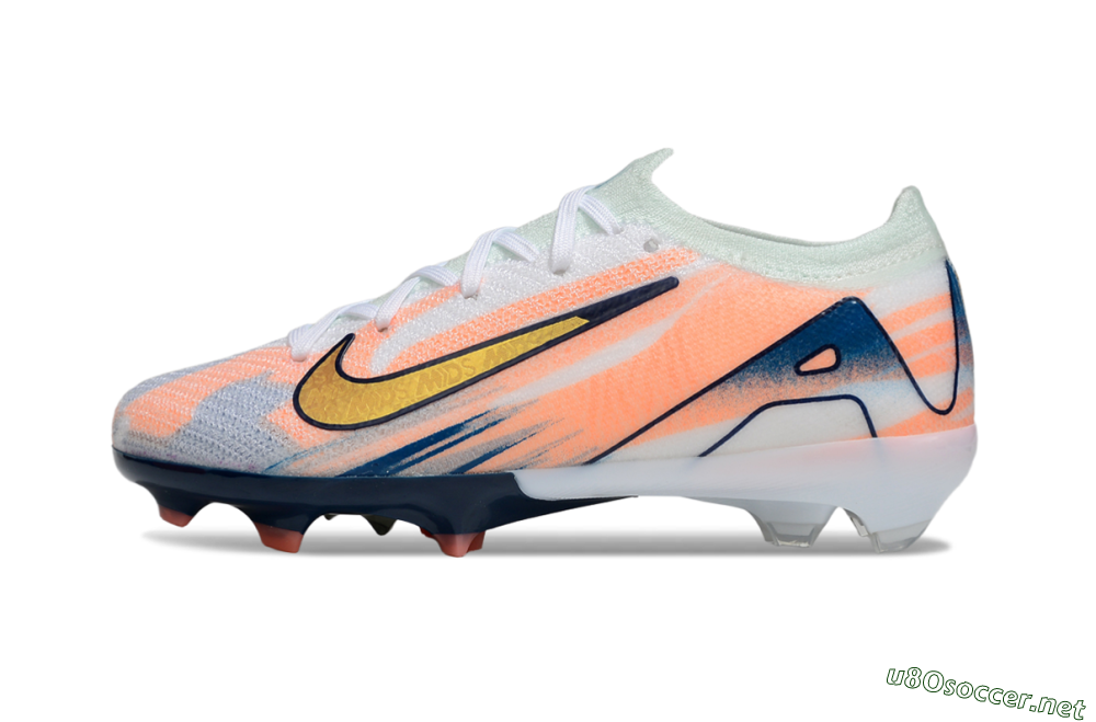 Kids Nike Air Zoom Mercurial Vapor 16 Elite FG Football Boots - Pink/Yellow/Blue 2