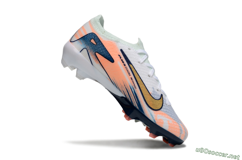 Kids Nike Air Zoom Mercurial Vapor 16 Elite FG Football Boots - Pink/Yellow/Blue 3