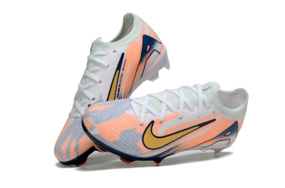 Kids Nike Air Zoom Mercurial Vapor 16 Elite FG Football Boots - Pink/Yellow/Blue