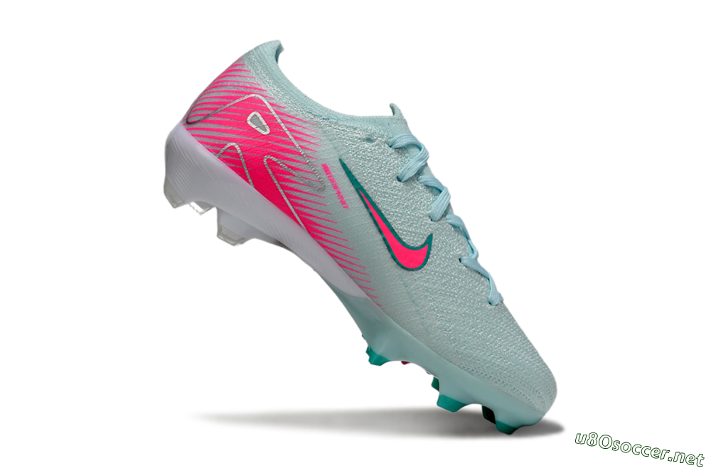 Kids Nike Air Zoom Mercurial Vapor 16 Elite FG Football Boots - Jade/Pink/White 3