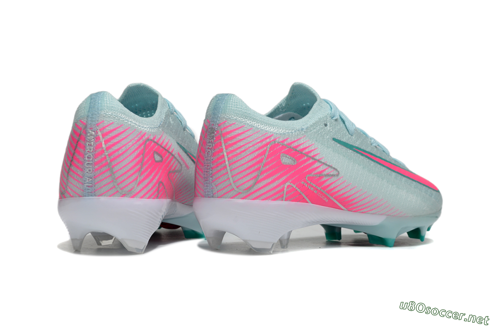 Kids Nike Air Zoom Mercurial Vapor 16 Elite FG Football Boots - Jade/Pink/White 6