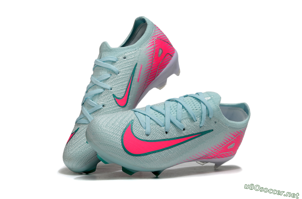 Kids Nike Air Zoom Mercurial Vapor 16 Elite FG Football Boots - Jade/Pink/White 0