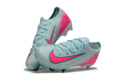 Kids Nike Air Zoom Mercurial Vapor 16 Elite FG Football Boots - Jade/Pink/White