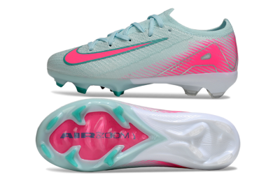 Kids Nike Air Zoom Mercurial Vapor 16 Elite FG Football Boots - Jade/Pink/White