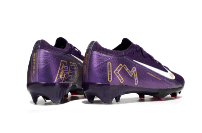 Kids Nike Air Zoom Mercurial Vapor 16 Elite FG Football Boots - Purple/White/Gold