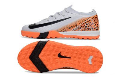 Kids Nike Air Zoom Mercurial Vapor 16 Elite TF Football Shoes - Grey/Black/Leopard