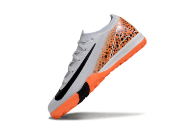 Kids Nike Air Zoom Mercurial Vapor 16 Elite TF Football Shoes - Grey/Black/Leopard