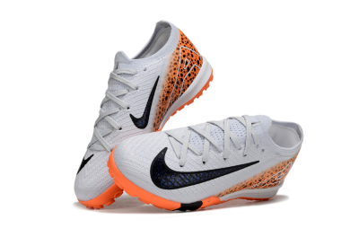 Kids Nike Air Zoom Mercurial Vapor 16 Elite TF Football Shoes - Grey/Black/Leopard