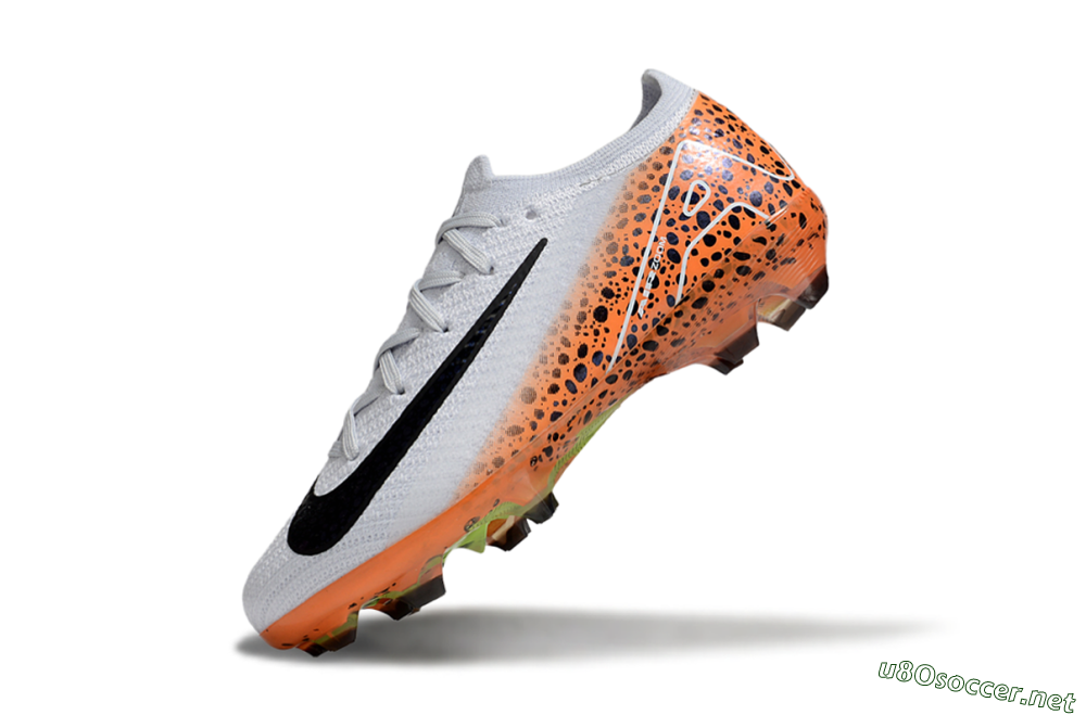 Kids Nike Air Zoom Mercurial Vapor 16 Elite FG Football Boots - Grey/Black/Leopard 3