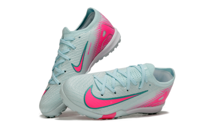 Kids Nike Air Zoom Mercurial Vapor 16 Elite TF Football Shoes - Jade/Pink/Silver