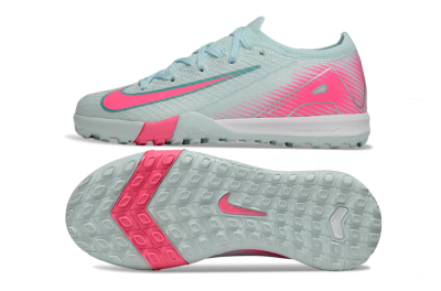 Kids Nike Air Zoom Mercurial Vapor 16 Elite TF Football Shoes - Jade/Pink/Silver