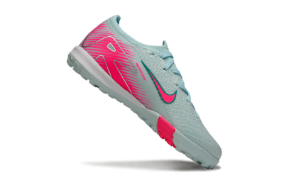 Kids Nike Air Zoom Mercurial Vapor 16 Elite TF Football Shoes - Jade/Pink/Silver