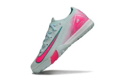 Kids Nike Air Zoom Mercurial Vapor 16 Elite TF Football Shoes - Jade/Pink/Silver
