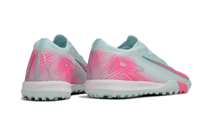 Kids Nike Air Zoom Mercurial Vapor 16 Elite TF Football Shoes - Jade/Pink/Silver
