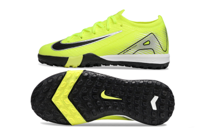 Kids Nike Air Zoom Mercurial Vapor 16 Elite TF Football Shoes - Yellow/Black/Silver