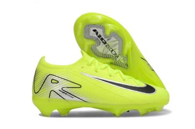 Kids Nike Air Zoom Mercurial Vapor 16 Elite FG Football Boots - Yellow/Black/Silver