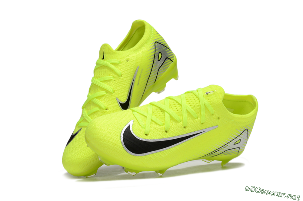Kids Nike Air Zoom Mercurial Vapor 16 Elite FG Football Boots - Yellow/Black/Silver 3