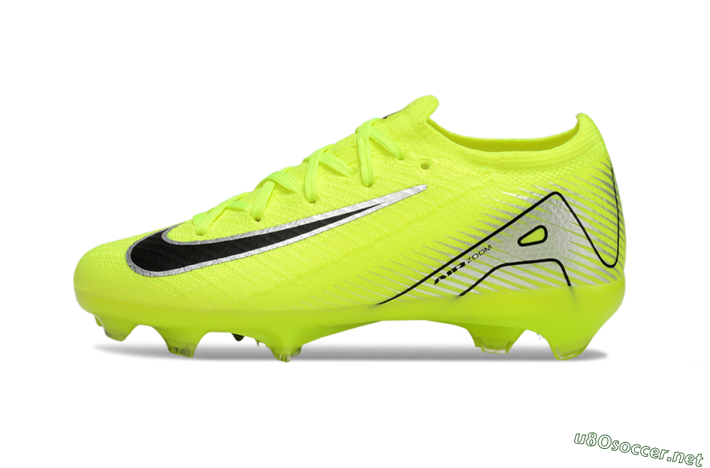 Kids Nike Air Zoom Mercurial Vapor 16 Elite FG Football Boots - Yellow/Black/Silver 0