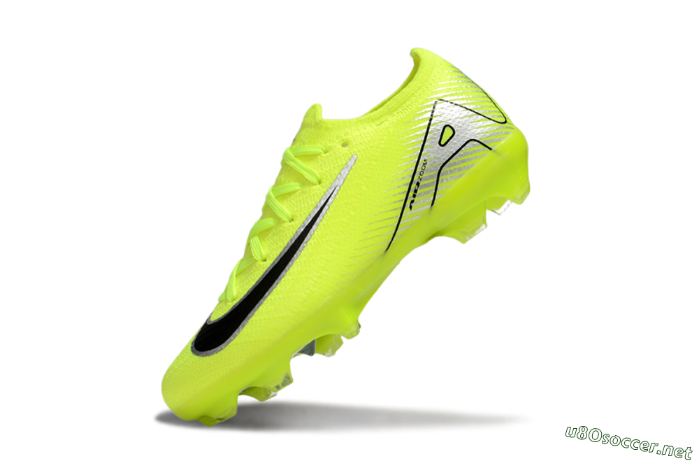 Kids Nike Air Zoom Mercurial Vapor 16 Elite FG Football Boots - Yellow/Black/Silver 5