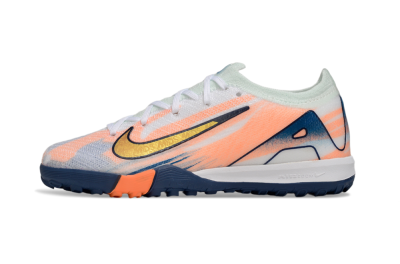 Kids Nike Air Zoom Mercurial Vapor 16 Elite TF Football Shoes - Pink/Yellow/Blue