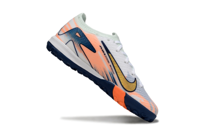 Kids Nike Air Zoom Mercurial Vapor 16 Elite TF Football Shoes - Pink/Yellow/Blue