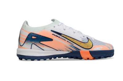 Kids Nike Air Zoom Mercurial Vapor 16 Elite TF Football Shoes - Pink/Yellow/Blue